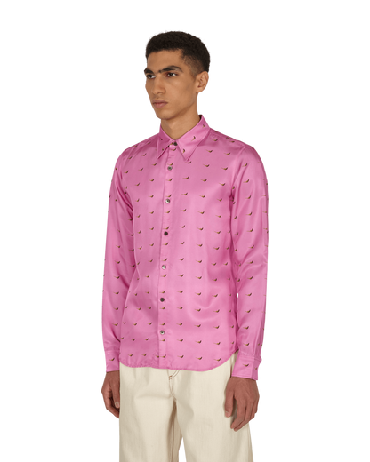 Dries Van Noten Chaine 3070 Pink T-Shirts Longsleeve 212-020734-3070 305