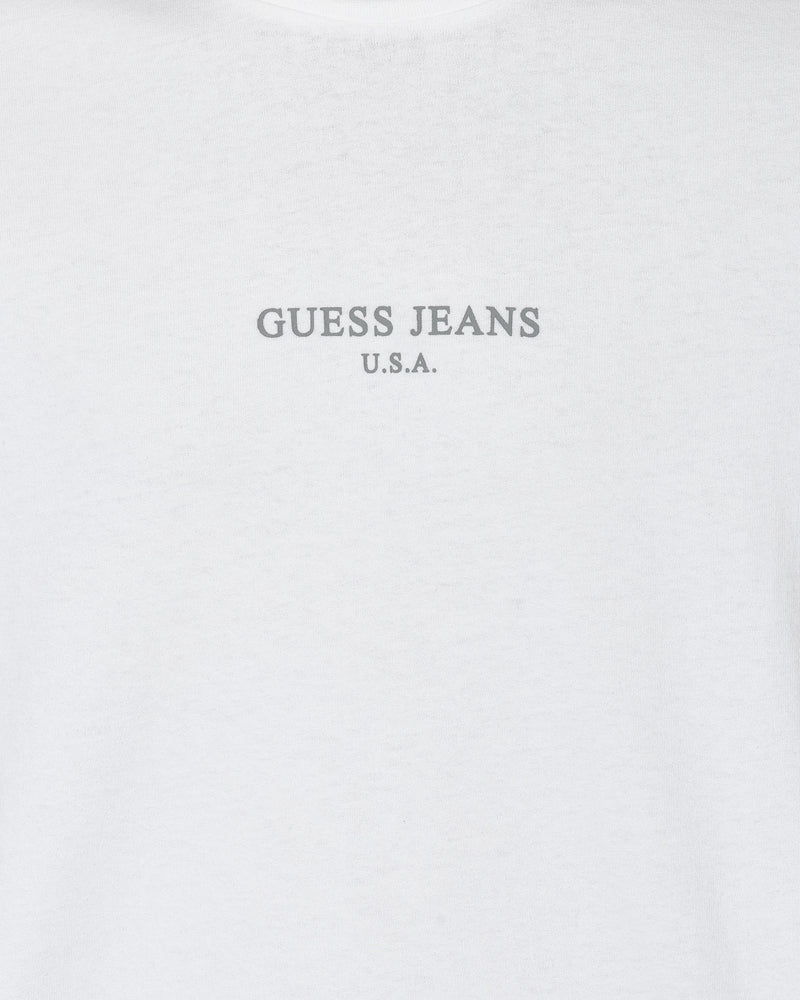 Guess USA Gusa Classic Logo Tee Alabaster White Shirts Shortsleeve M2BI01KBB50 G046