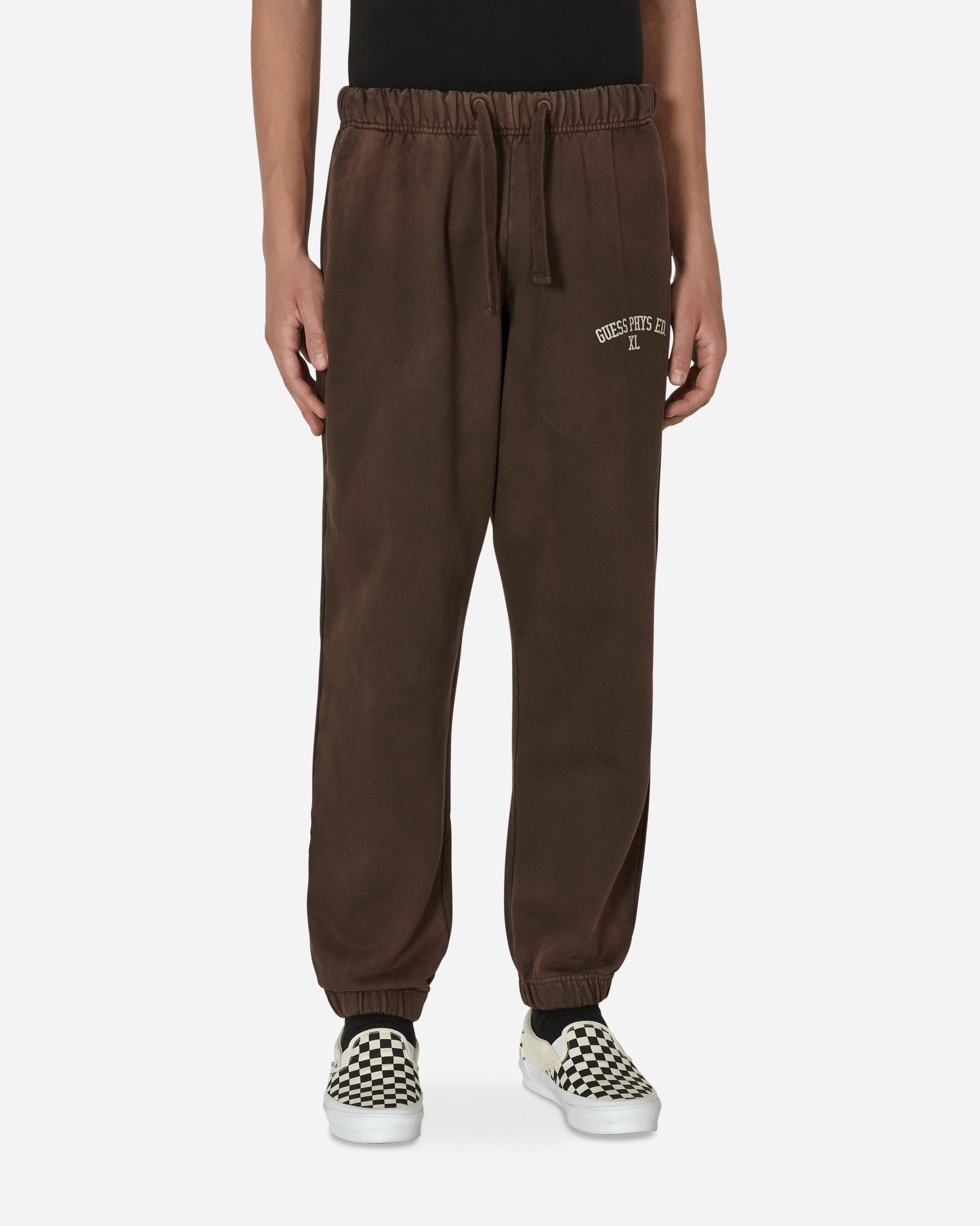 Washed Terry Sweatpants Brown