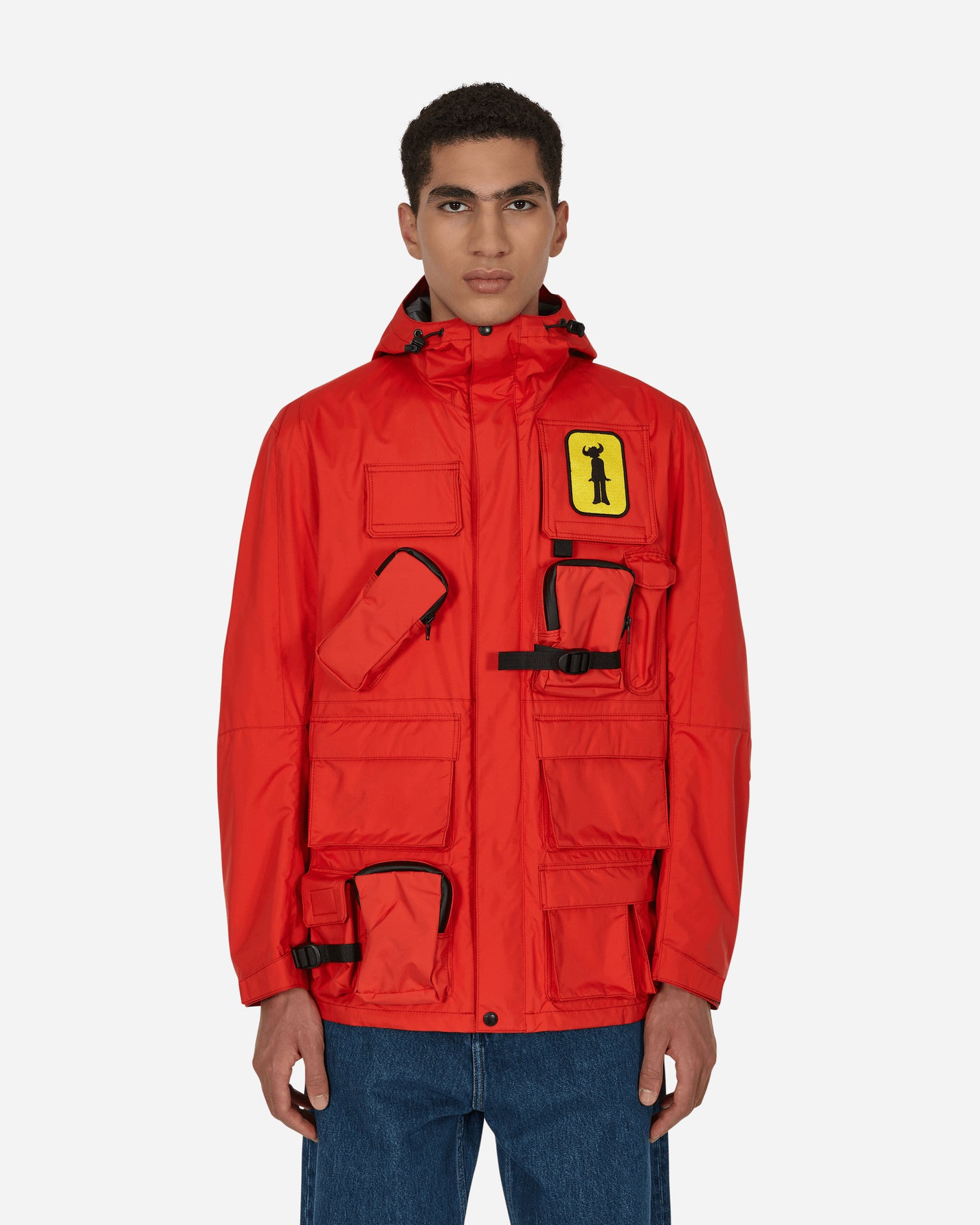 Junya Watanabe Man Men'S Jacket Red X Black  Coats and Jackets Jackets WJ-J037-W22  1