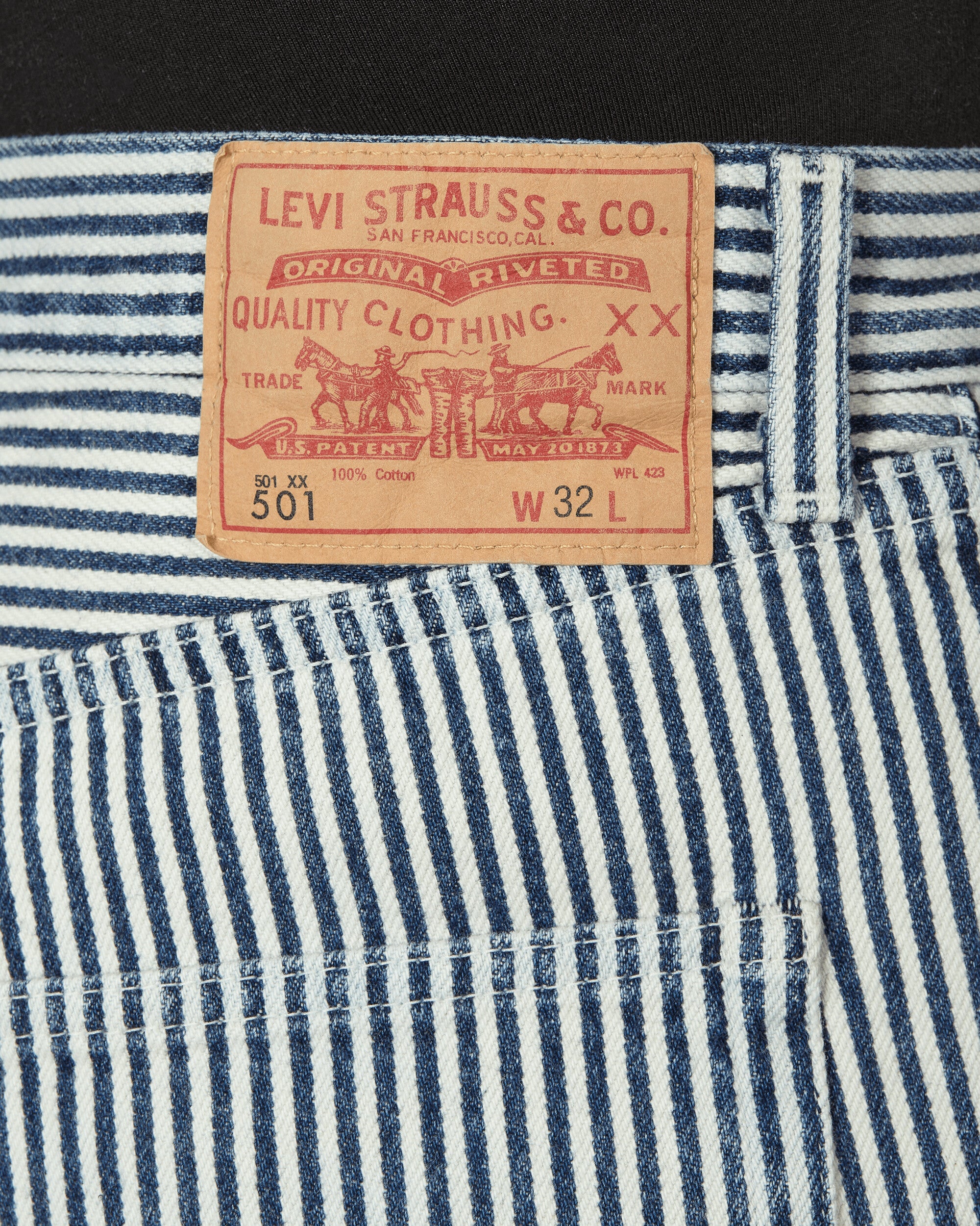 Levi's NIGO Hickory Stripe 501® Jeans Blue - Slam Jam Official Store