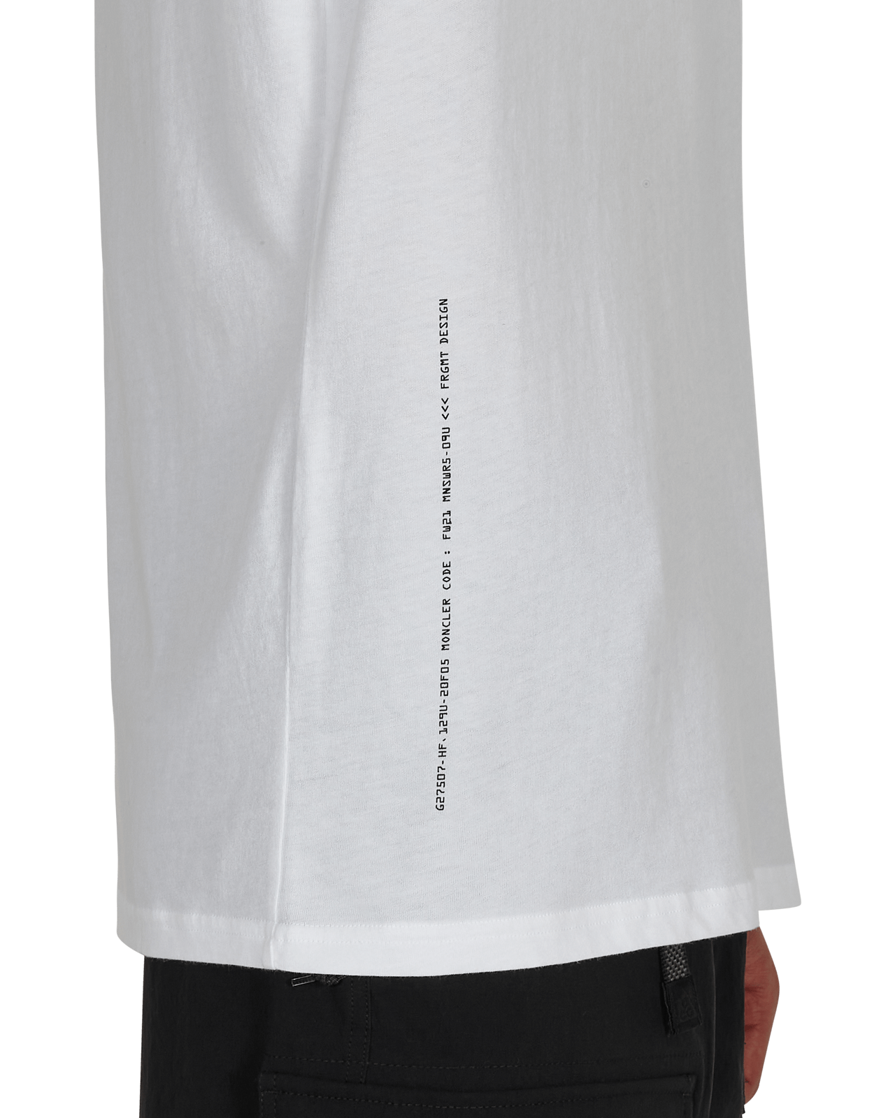 Moncler Genius Fragment T-Shirt White T-Shirts Shortsleeve G209U8C00008 001