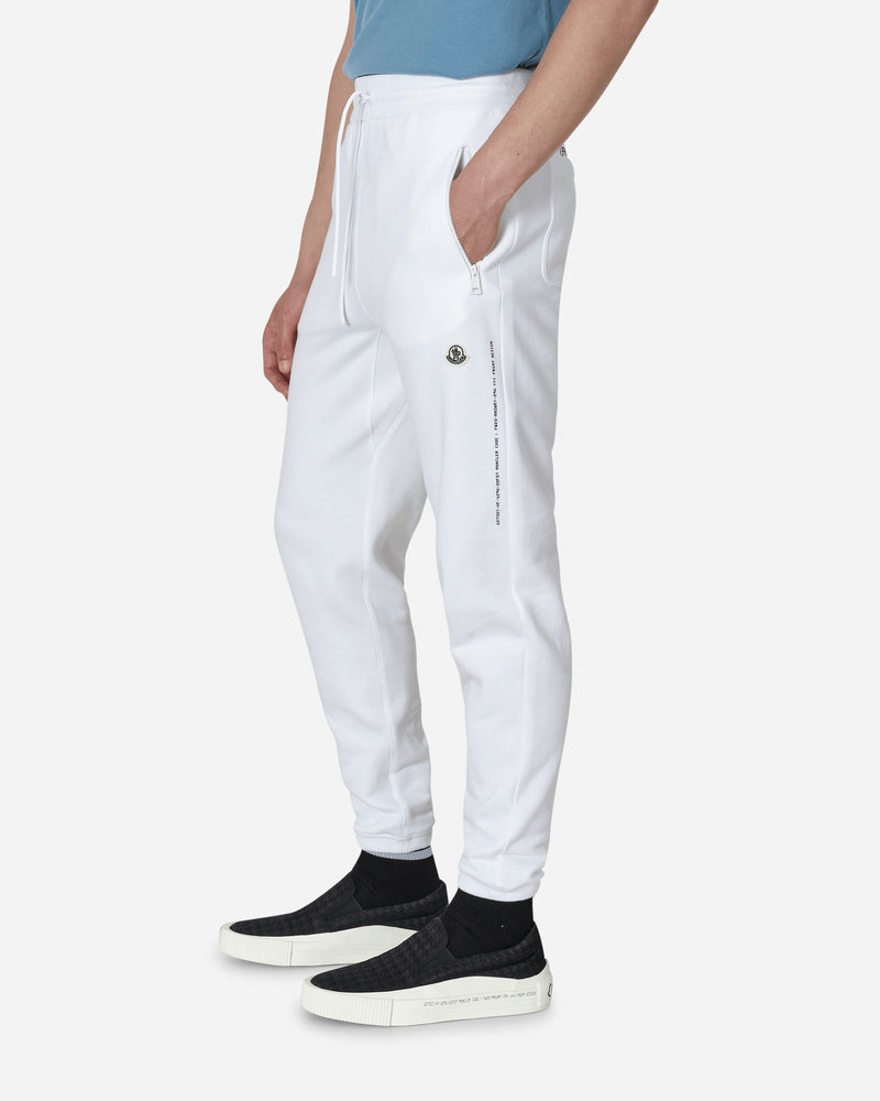 Moncler Genius Jersey Pant X Fragment White Pants Sweatpants 8H00002M2372 001