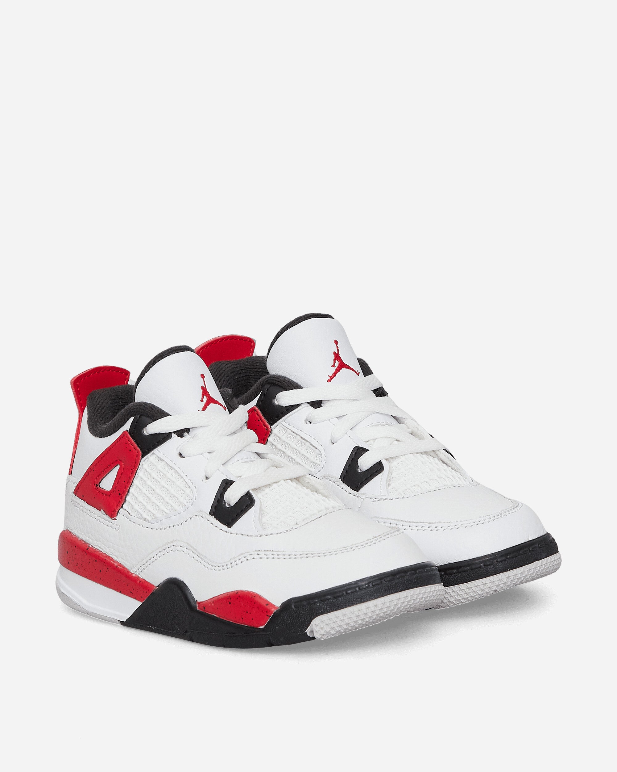 Air Jordan 4 Retro (TD) Sneakers White / Fire Red