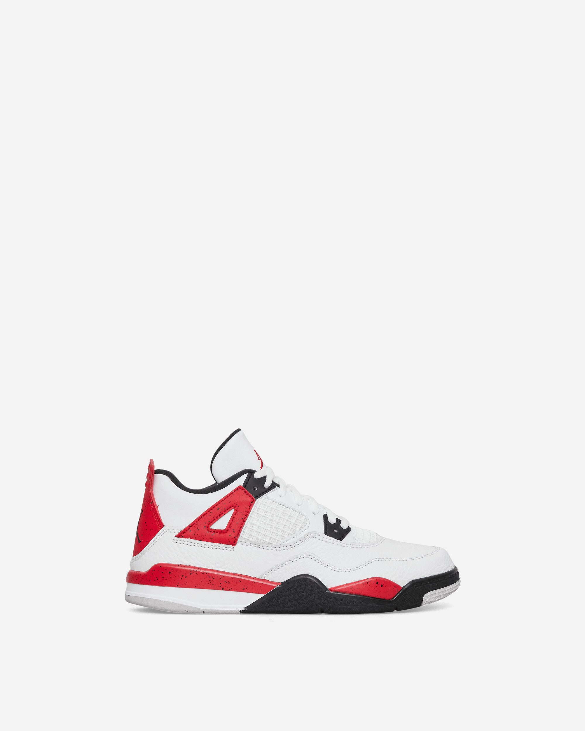 Air Jordan 4 Retro (PS) Sneakers White / Fire Red