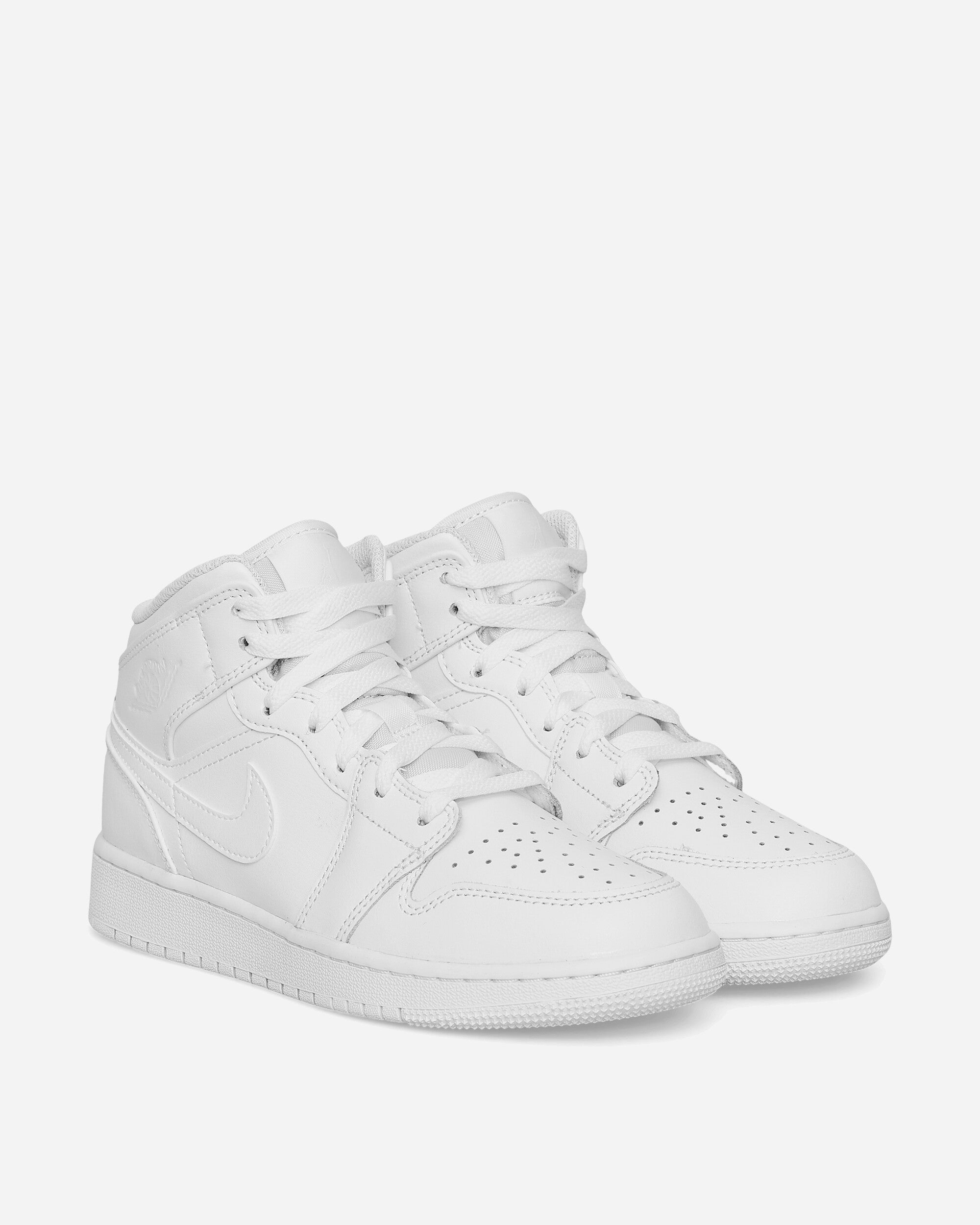 Air Jordan 1 Mid (GS) Sneakers Triple White