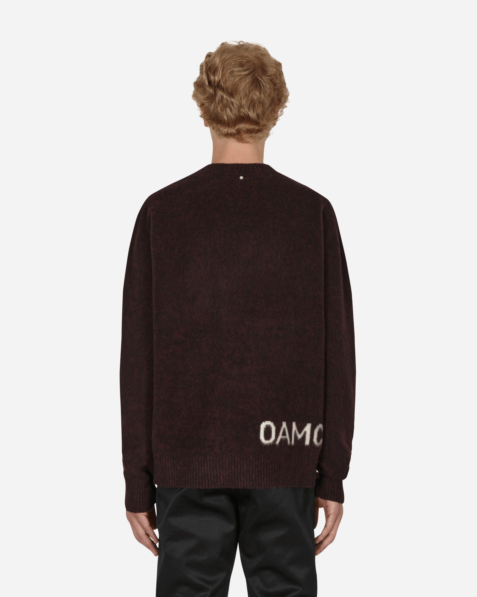 OAMC Whistler Crewneck Sweater Red - Slam Jam Official Store