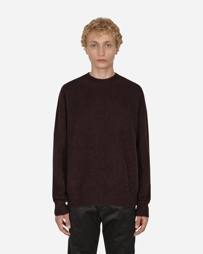 OAMC Whistler Crewneck Burgundy/Black Knitwears Sweaters 22A28OAK09 007