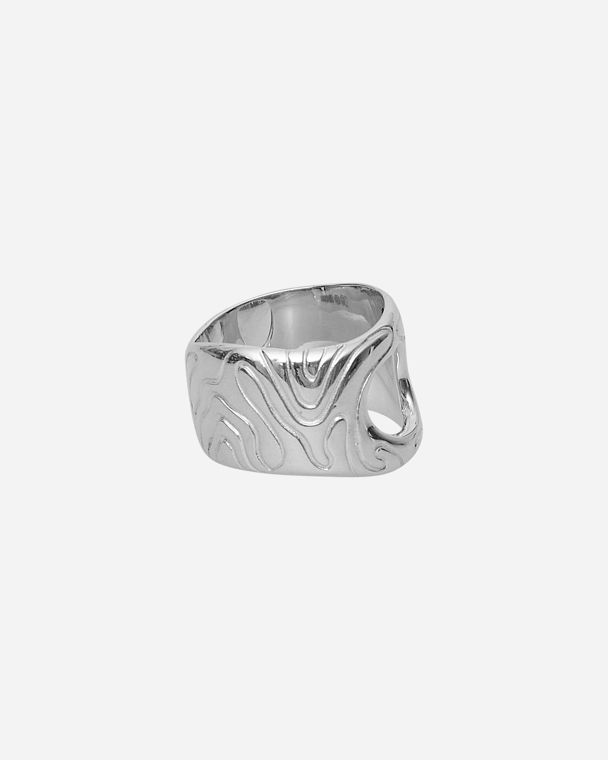 Octi Globe Ring - Slam Jam Exclusive W/ Black Sapphire Silver Jewellery Rings GLR 001