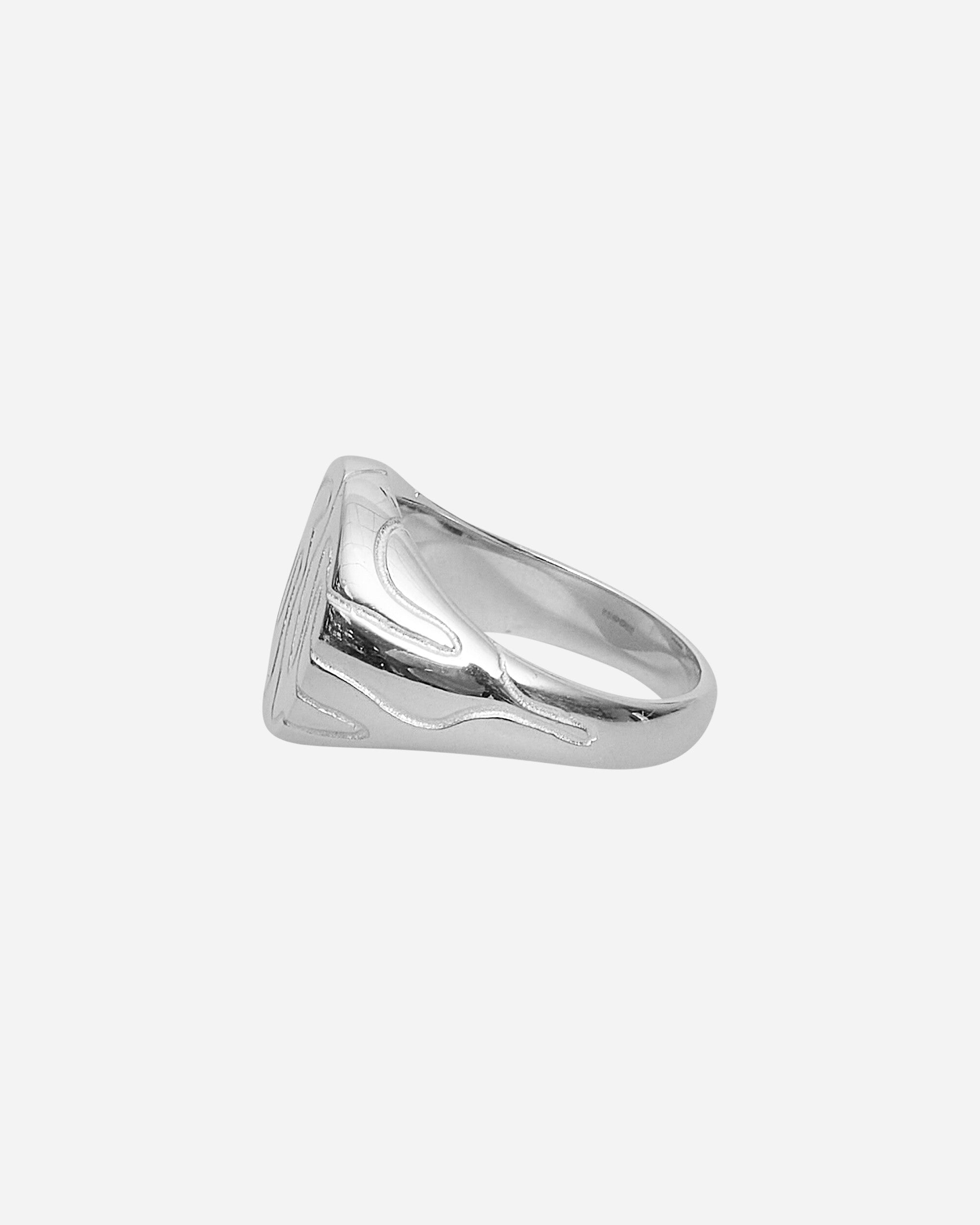 Globe Signet Ring Silver