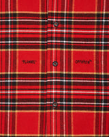 Off-White Flannel Skate Shirt Red/Black Shirts Longsleeve Shirt OMGA227S23FAB001 2510