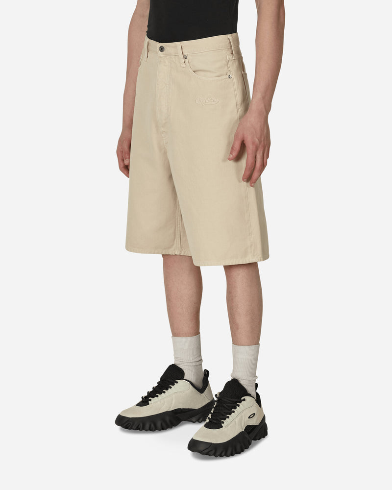 Off-White Wave Off Canvas Utility Short New Beige Shorts Short OMCB084S23FAB001 6161