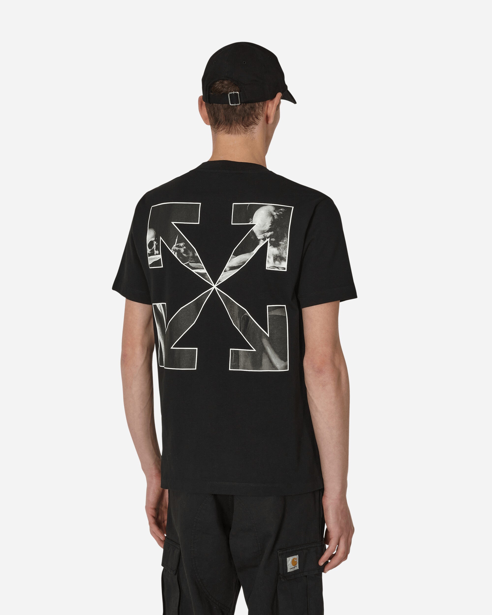 激安通販 off-white CARAVAGGIO ARROW XS slim tee 白 Tシャツ