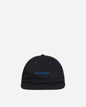 Paccbet 6-Panel Woven Logo Cap Black - Slam Jam® Official Store