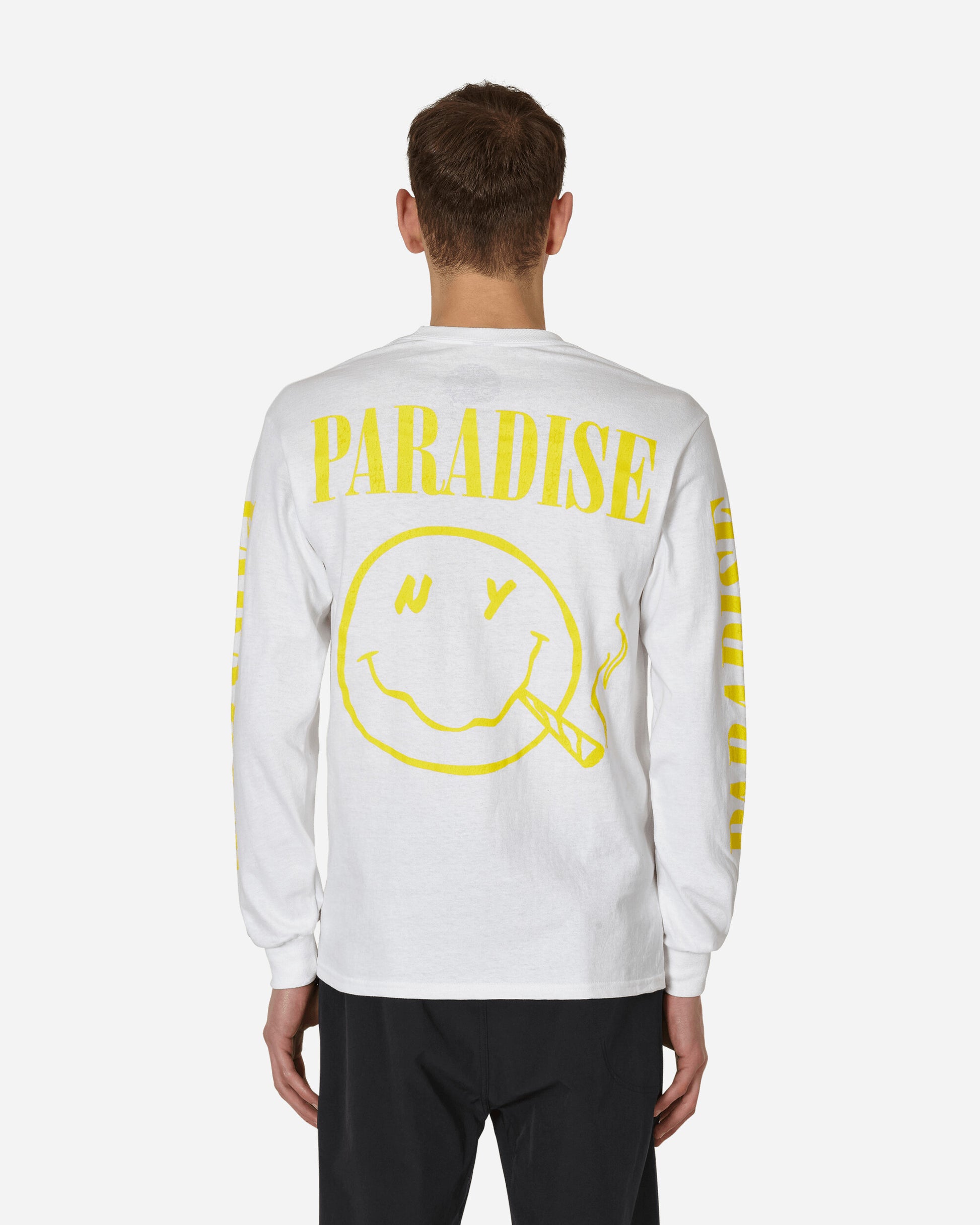 Paradis3 Nirvana In Paradis3 Longsleeve White T-Shirts Longsleeve PANIRVANALS 001