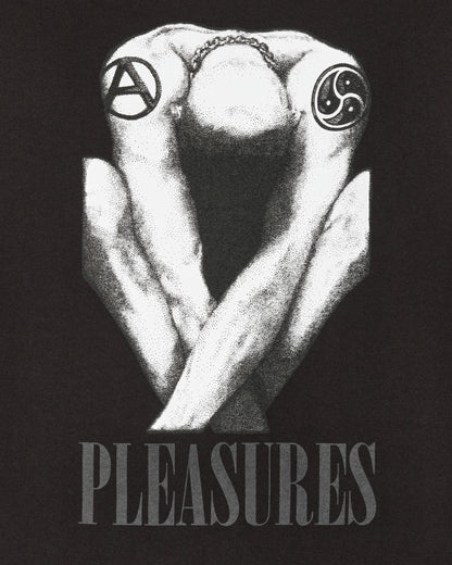 Pleasures Bended T-Shirt Black T-Shirts Shortsleeve P23SP067 BLACK