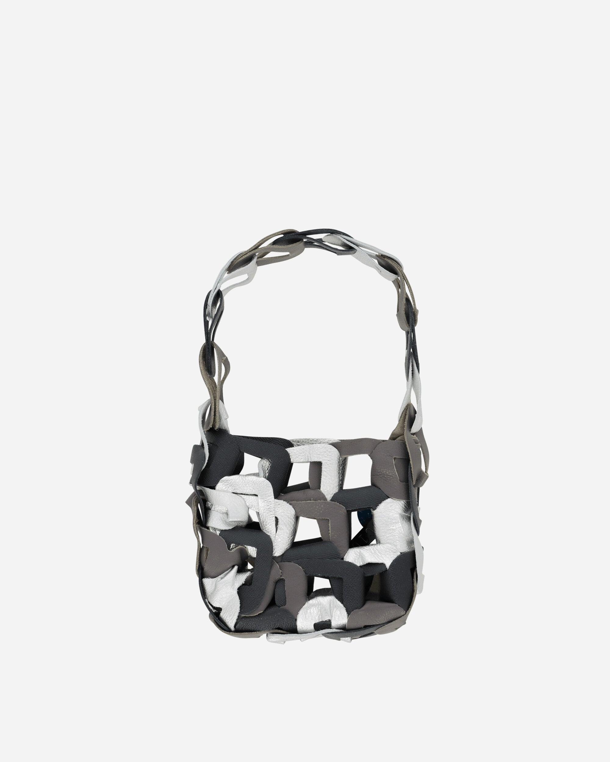 Mini Links Tote Bag Black / Grey / Silver