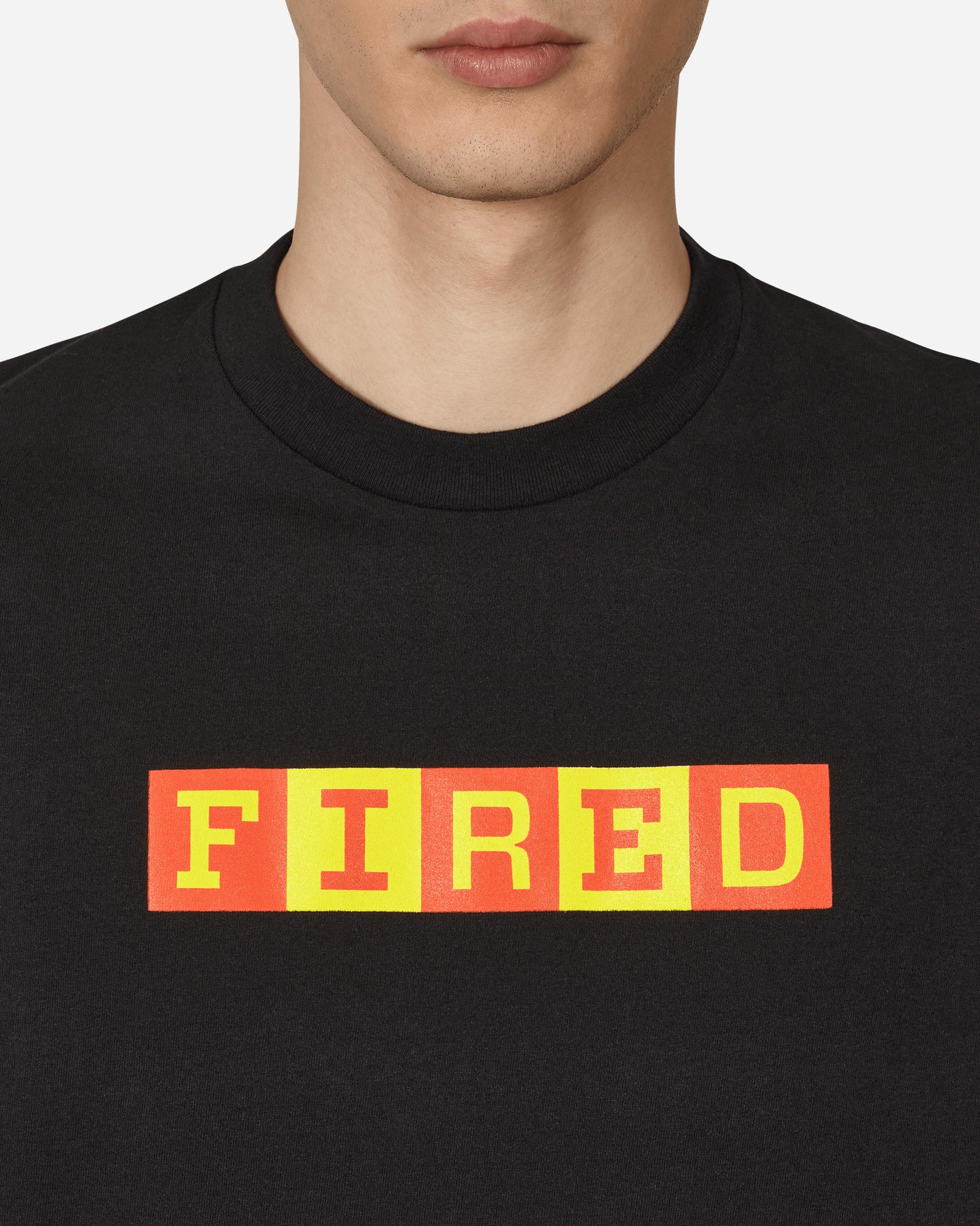 Serving The People Fired T-Shirt Black T-Shirts Shortsleeve STPF22FIREDTEE BLACK