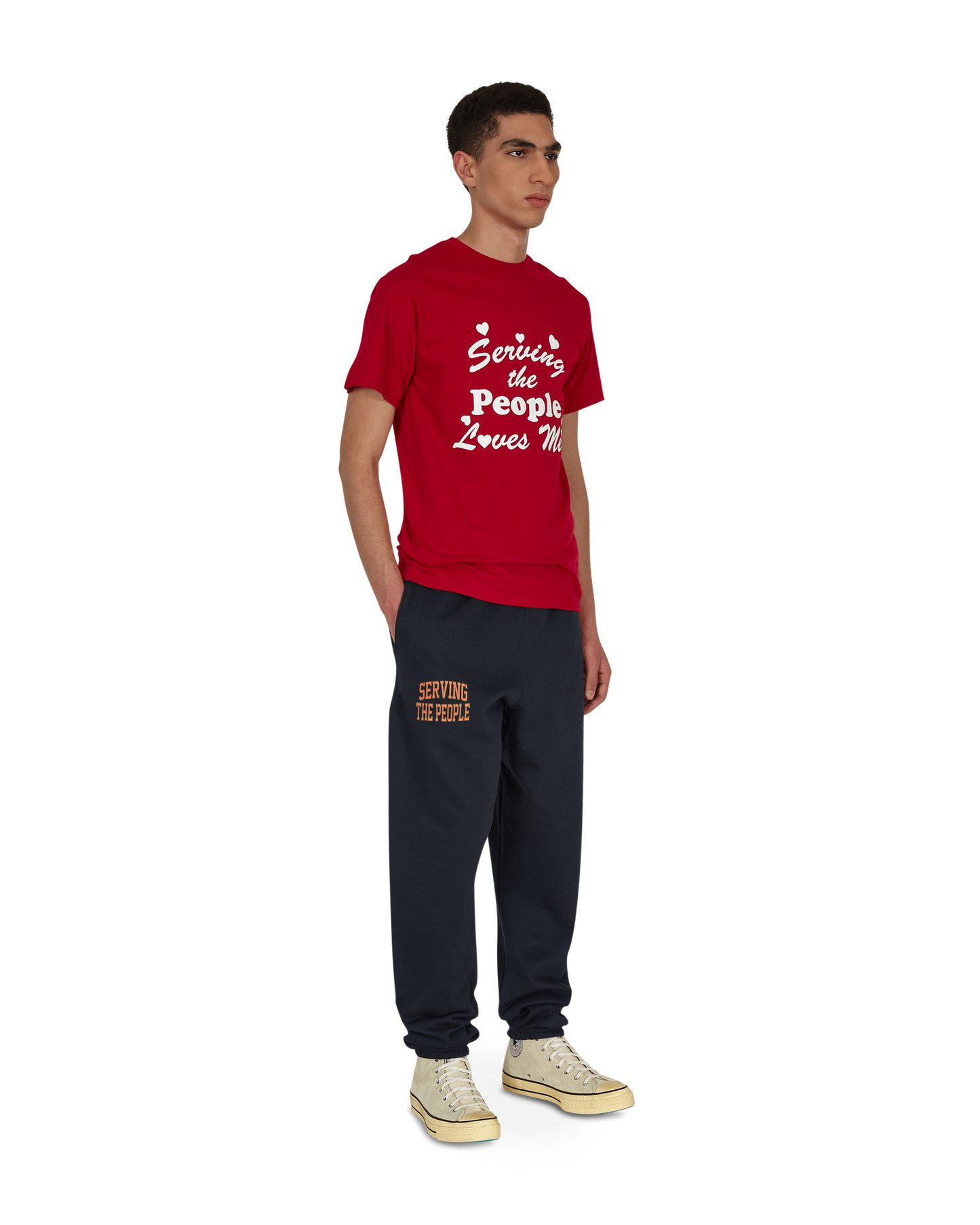 Serving The People Loves Me Red Shirts Shortsleeve STPS21ILOVETEE 002