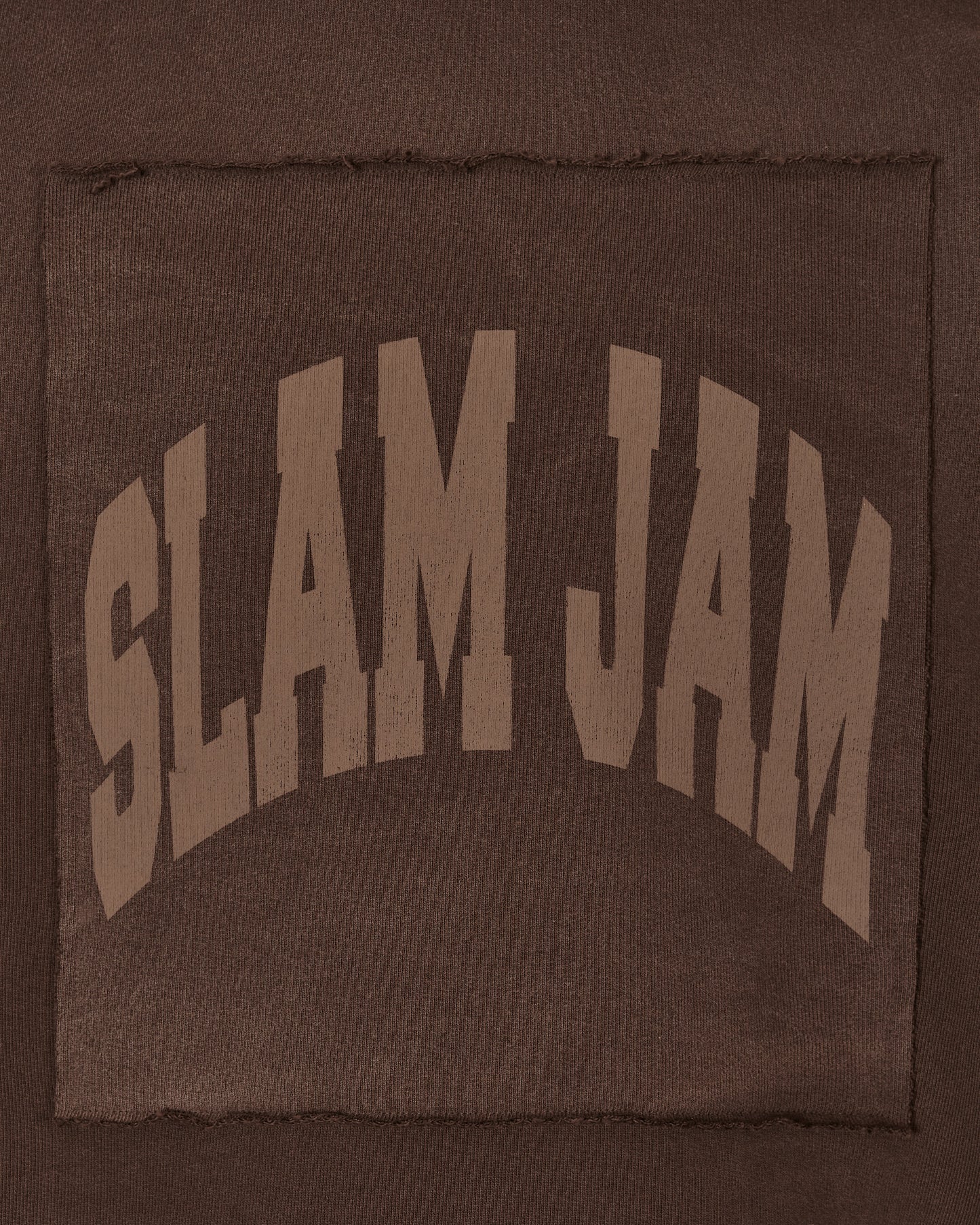 Slam Jam Boxy Crewneck Brown Sweatshirts Crewneck SBM0018FA10 BRW0001