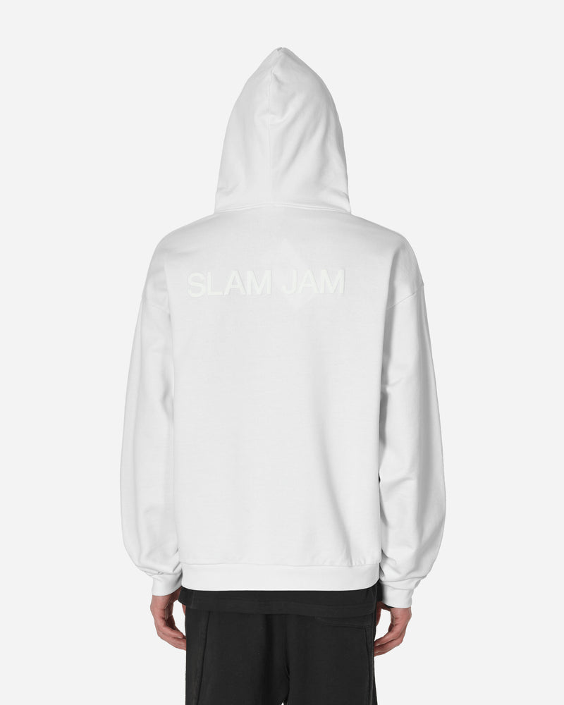 Slam Jam Graphic Hoodie White Sweatshirts Hoodies SBMW004JY04 WTH0001