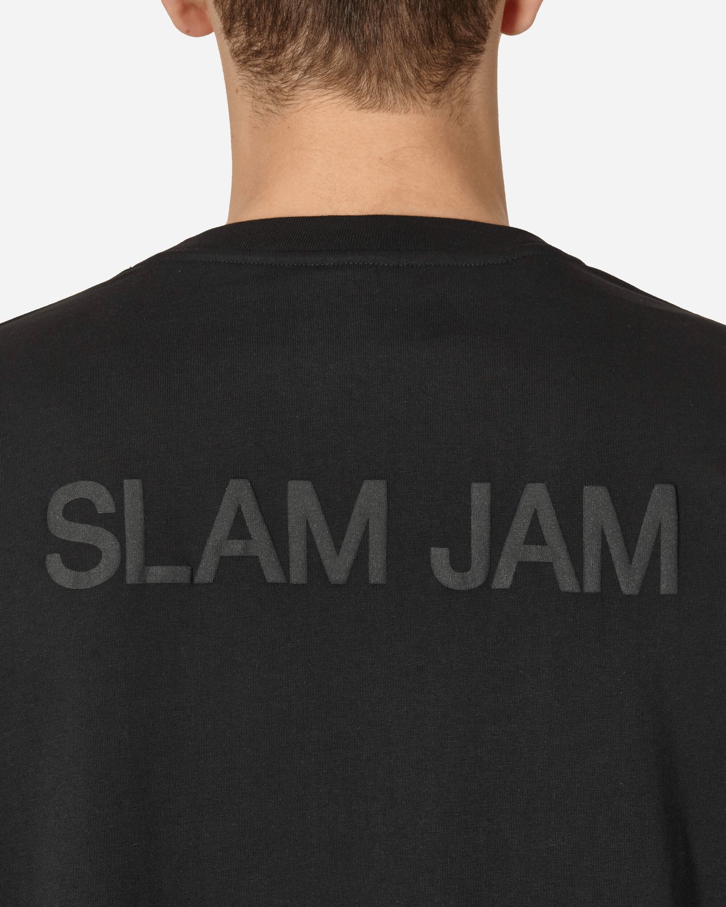 Slam Jam Graphic Ls Tee Black Shirts Longsleeve SBMW007FA04 BLK0001