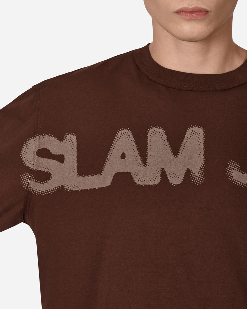 Slam Jam Raw Cut L/S Tee Brown T-Shirts Longsleeve SBM0013FA05 BRW0001