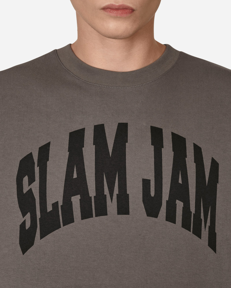 Slam Jam Big Panel Box Tee Gray Black T-Shirts Shortsleeve SBM0011FA03 GRYBL01