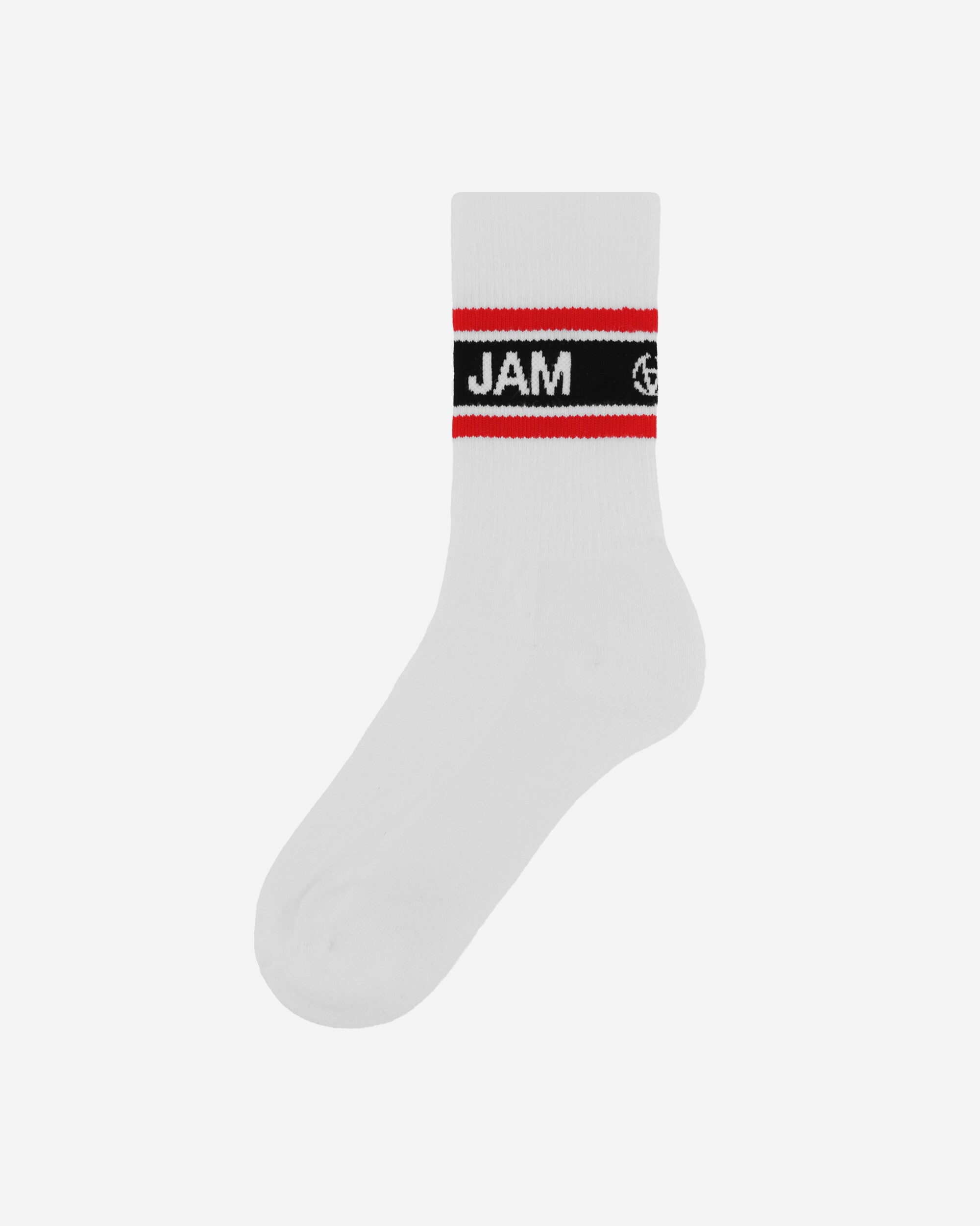 3-Pack Logo Jacquard Socks White