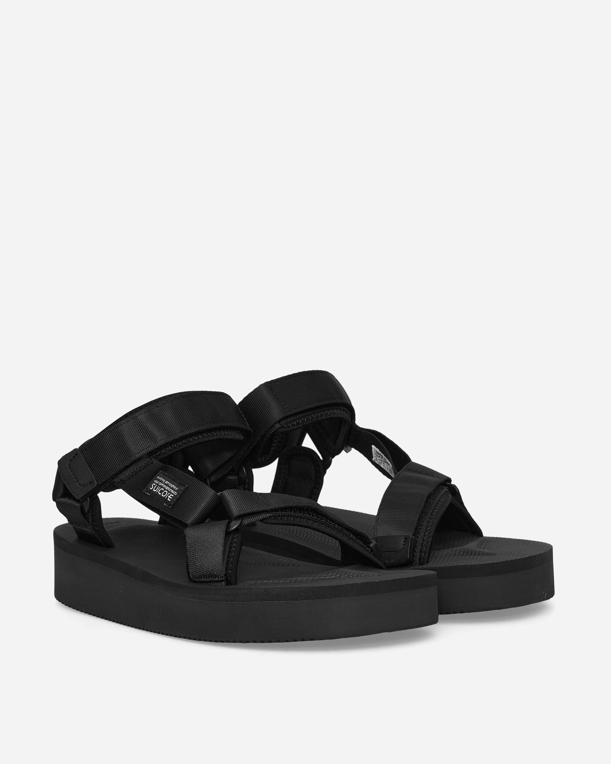 Suicoke Depa-2Po Black Sandals and Slides Sandal OG0222PO BLK