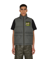 Undercover Vest Gray Khaki Coats and Jackets Vests UC2A4001 GRAY