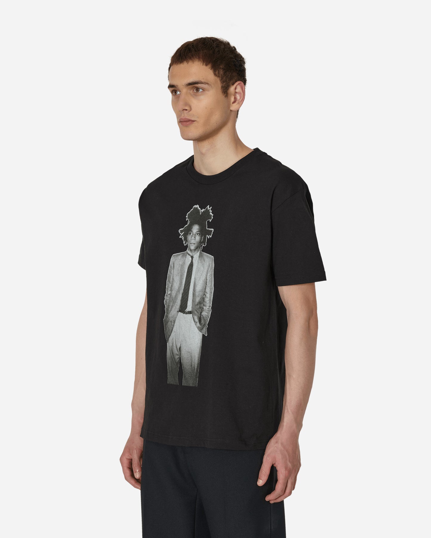 WACKO MARIA Jean-Michel Basquiat / Crew Neck T-Shirt ( Type-2 ) Black T-Shirts Shortsleeve BASQUIAT-WM-TEE02 1