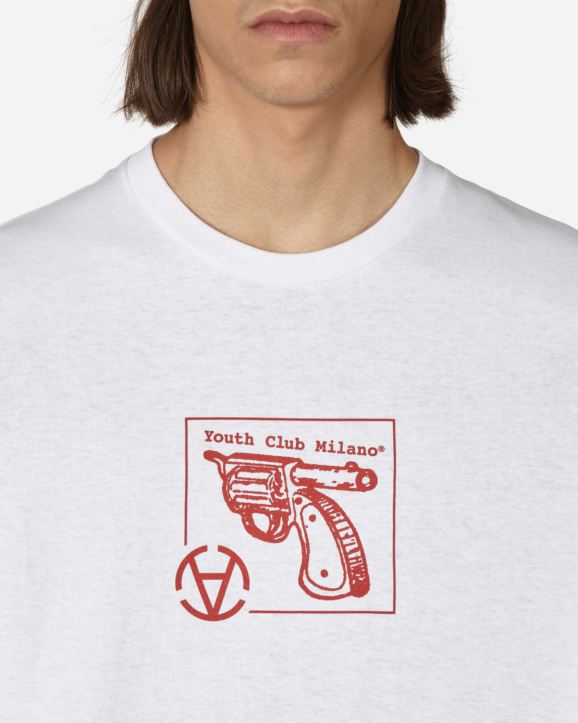 Youth Club Youth Club Milano X Slam Jam Kill T-Shirt White T-Shirts Shortsleeve YCSJTEE 1