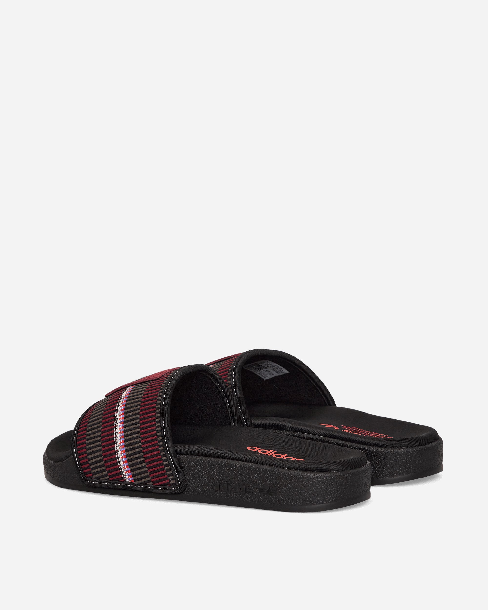 adidas Originals Adilette Patchwork Cblack/Purple/Shaoli Sandals and Slides Slides HP5358