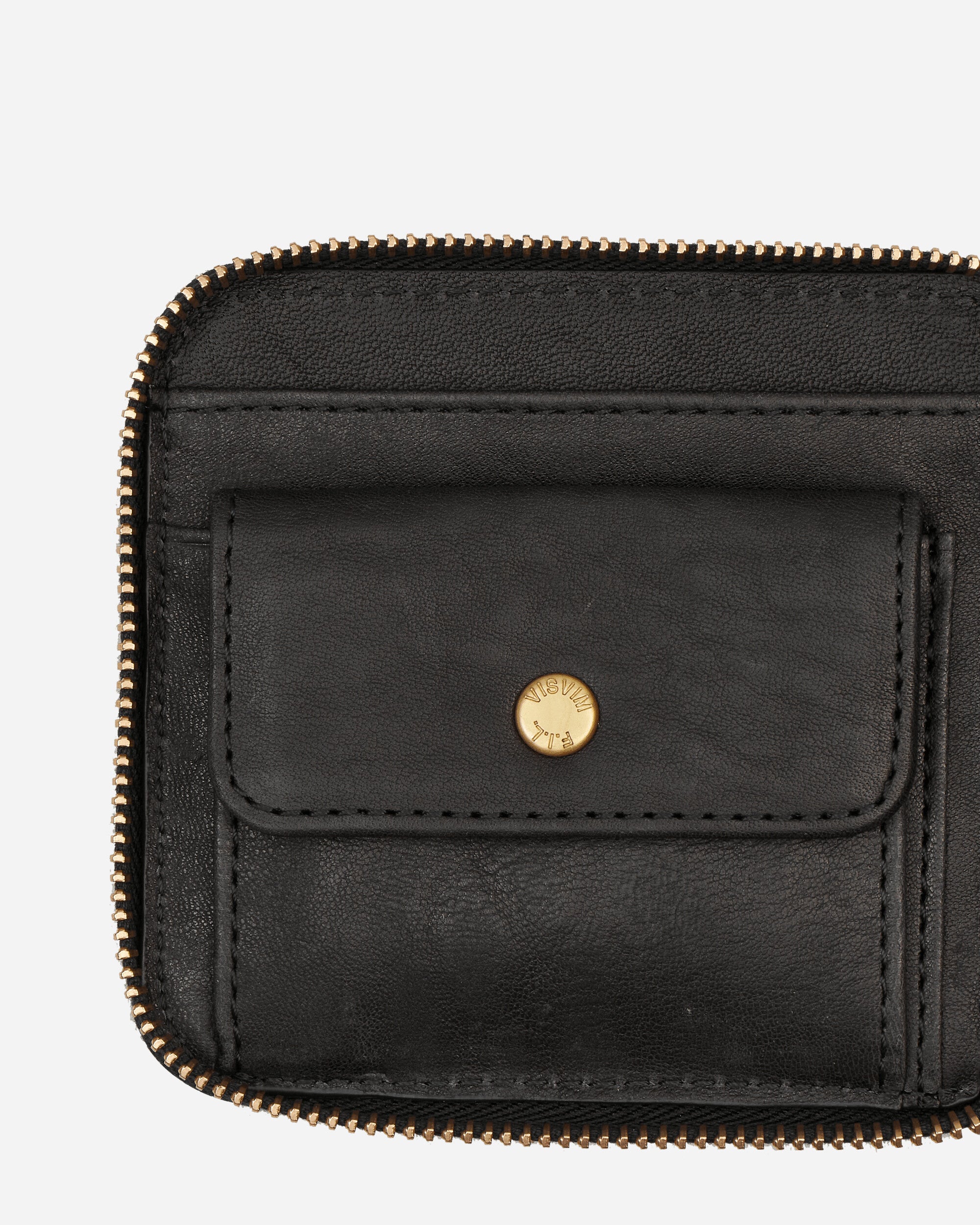 visvim Leather Bi-Fold Black Wallets and Cardholders Zip Wallets 0123203003029 1