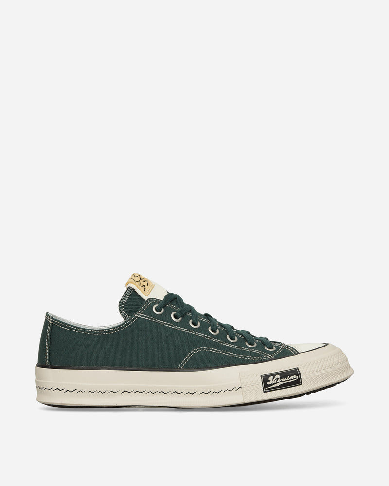 visvim Skagway Lo Canvas Sneakers Green - Slam Jam Official Store