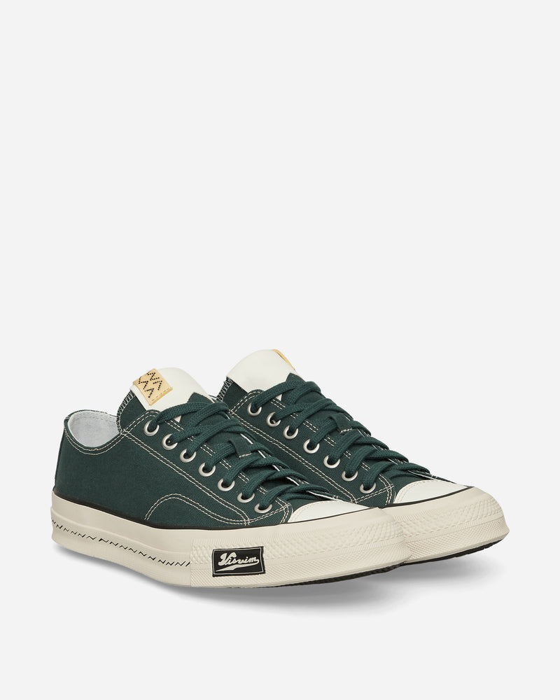 visvim Skagway Lo Canvas Sneakers Green - Slam Jam Official Store